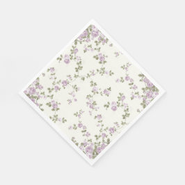 Guardanapo De Papel Dathur Vintage Lavanda Rosa Papel Napkins