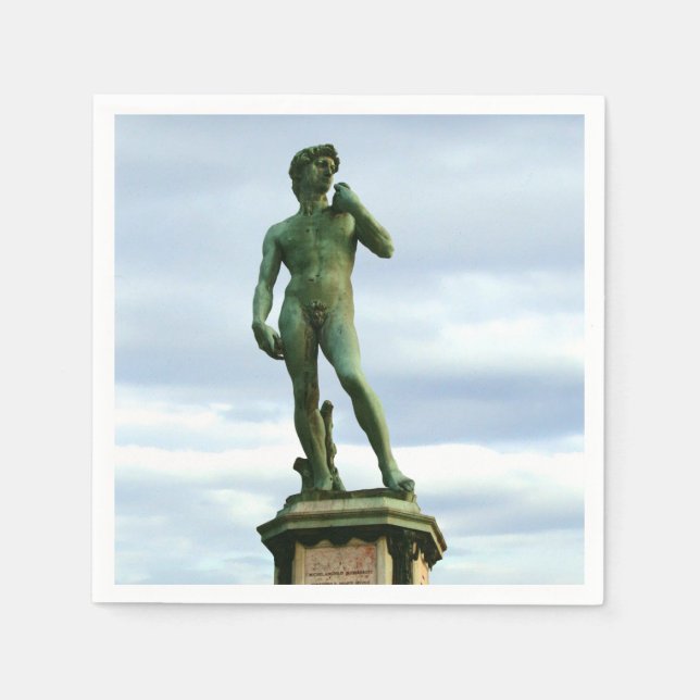 Guardanapo De Papel David 2 de Michelangelo (Frente)