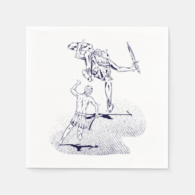 Guardanapo De Papel David e Golias (Frente)