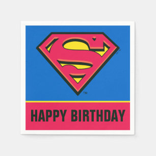 Guardanapo De Papel DC Comics Superman Classic Logo