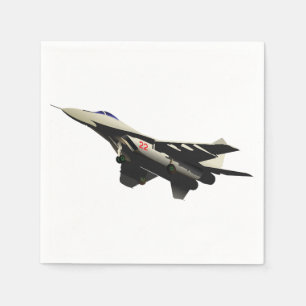 Guardanapo de papel de aviões de combate