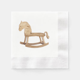 Guardanapo de papel de Chá de fraldas Vintage