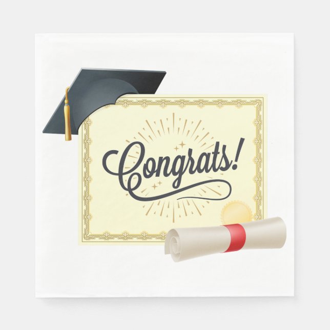 Guardanapo de Papel de Congratulações para Formatu (Frente)