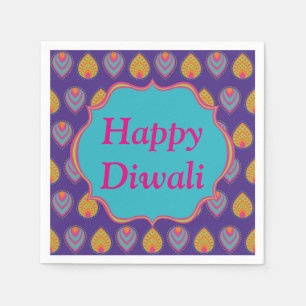 Guardanapo de papel de Diwali no teste padrão