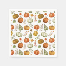 Guardanapo de Papel de Halloween com Abóboras - Br