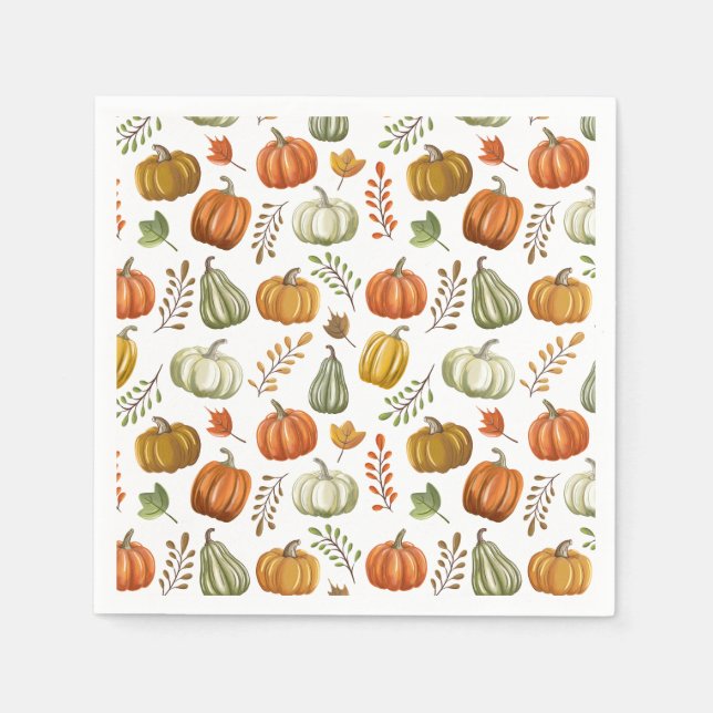 Guardanapo de Papel de Halloween com Abóboras - Br (Frente)