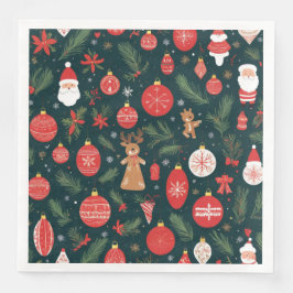 Guardanapo De Papel De Jantar Abraçar o espírito de Natal, Feliz Natal