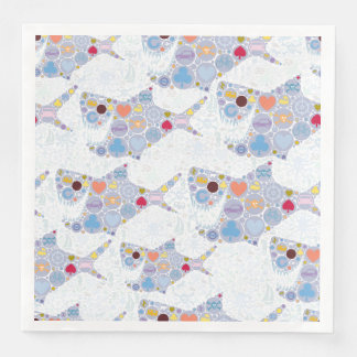 Guardanapo De Papel De Jantar Abrigos de tubarão