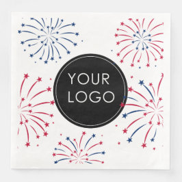 Guardanapo De Papel De Jantar Adicionar logotipo 4 de julho do Business Company 