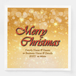 Guardanapo De Papel De Jantar Adicionar Nome Editar Texto Correspondente ao Nata