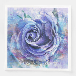 Guardanapo De Papel De Jantar Adorável Rosa de Aquarela