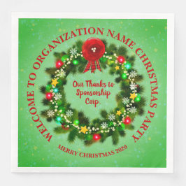 Guardanapo De Papel De Jantar Alterar TODO o Natal da Organização de Texto