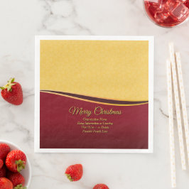 Guardanapo De Papel De Jantar Alterar TODO o Natal da Organização de Texto