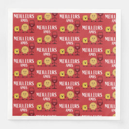 Guardanapo De Papel De Jantar Amantes de queijo francês