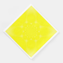 Guardanapo De Papel De Jantar Amarelo Espelhante