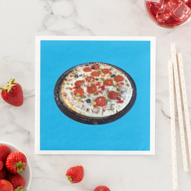 Guardanapo De Papel De Jantar Amor Pizza Napkin (Insitu)
