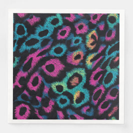 Guardanapo De Papel De Jantar Animal Print 