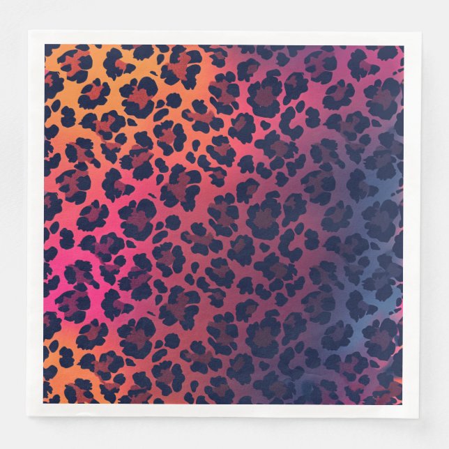 Guardanapo De Papel De Jantar Animal Print  (Frente)