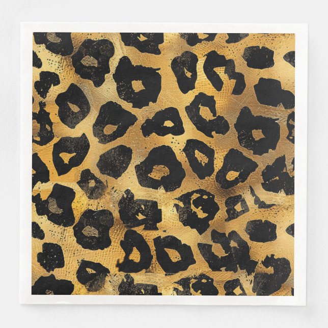 Guardanapo De Papel De Jantar Animal Print  (Frente)