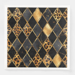 Guardanapo De Papel De Jantar Animal Print 