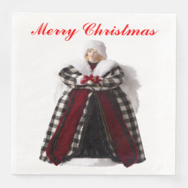 Guardanapo De Papel De Jantar Anjo Natal 1 Napkins