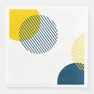 Guardanapo De Papel De Jantar Arte abstrato moderna, simples, mínima, urbana mo