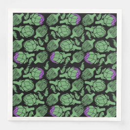 Guardanapo De Papel De Jantar Artichoke Art Home Decor Botânico