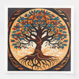 Guardanapo De Papel De Jantar árvore baniana