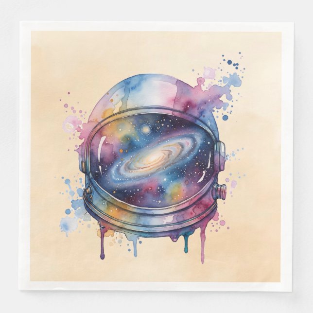 Guardanapo De Papel De Jantar Astronauta (Frente)