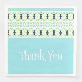 Guardanapo De Papel De Jantar Azul com sopro acentuado com lacrimejo