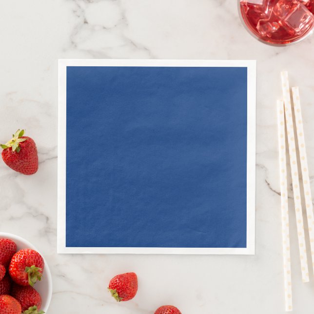 Guardanapo De Papel De Jantar Azul Escuro (Insitu)