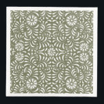 Guardanapo De Papel De Jantar Azulejo Verde Talavera Estilo Espanhol Festa<br><div class="desc">Todos amam uma festa! Esta coleção é uma mistura deslumbrante de elegância e patrimônio cultural, inspirada nos padrões tradicionais de azulejos Talavera mexicanos. A borda floral Terracota em verde oliva terroso exala sofisticação e um toque de charme festivo, tornando-a perfeita para sua celebração inspirada em espanhol ou mexicano. Se você...</div>