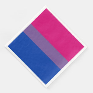 Guardanapo De Papel De Jantar Bandeira do Orgulho Bissexual
