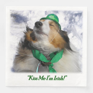 Guardanapo De Papel De Jantar Beije-me, sou irlandês!
