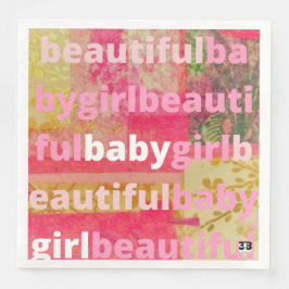 Guardanapo De Papel De Jantar Bela Coleção de Bebê