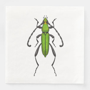 Guardanapo De Papel De Jantar Besouro verde