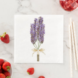 Guardanapo De Papel De Jantar Boho Bouqet da Lavanda de Toalha de Mão de Papel C