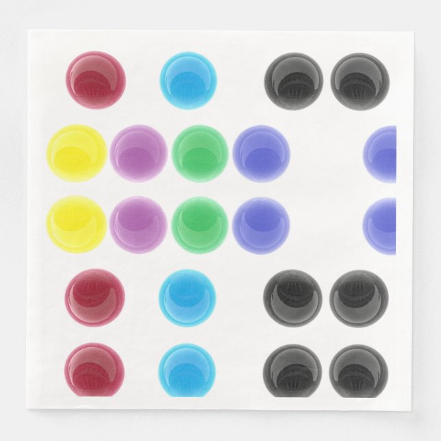 Guardanapo De Papel De Jantar bolas (Frente)