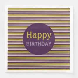 Guardanapo De Papel De Jantar Bonito Faixa Negrito