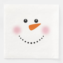 Guardanapo De Papel De Jantar Bonito Nose Nose Snowman