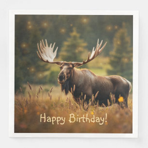 Guardanapo De Papel De Jantar Bonsome Moose