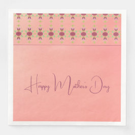 Guardanapo De Papel De Jantar Borgonha E Rosa