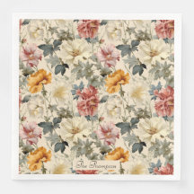 Botânica personalizada em padrão de luxo Arte de s