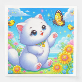 Guardanapo De Papel De Jantar Brancos, Brancos, Brancos