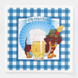 Guardanapo De Papel De Jantar Cachorro de Oktoberfest