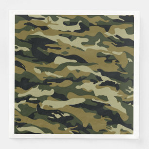 Guardanapo De Papel De Jantar Camo