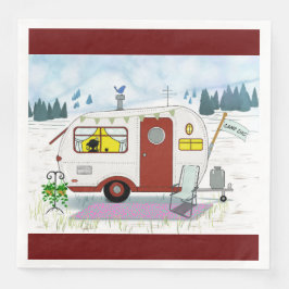 Guardanapo De Papel De Jantar Camp Chic Paper Napkin