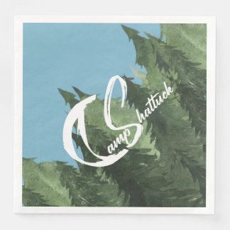 Guardanapo De Papel De Jantar Camp Shattuck - Papel Napkins