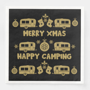 Guardanapo De Papel De Jantar Campanha Feliz de Natal Caravan