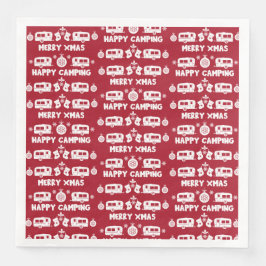 Guardanapo De Papel De Jantar Campanha Feliz de Natal Caravan